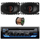 Jvc in-Dash Kd-T720Bt Bluetooth Cd Stereo Receiver, 2x 4x6" 175W Speakers, Wire