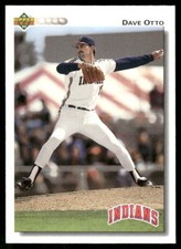 Dave Otto 1992 Upper Deck #698 Cleveland Indians