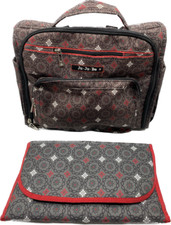 JuJuBe Diaper Bag, Travel Backpack and Medium Tote with Portable Changing Pad