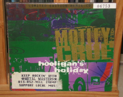 MOTLEY CRUE HOOLIGAN'S HOLIDAY #6753 NEW CD SINGLE EPONYMOUS