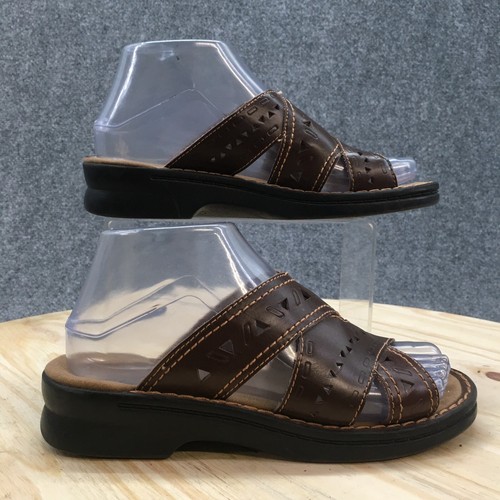 Clarks Sandals Mens 6 M Slide Brown 