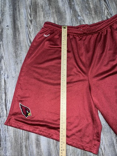 Reebok NFL Arizona Cardinals Practice Men's Shorts Embroidered Red Size XL/L - Picture 4 of 6