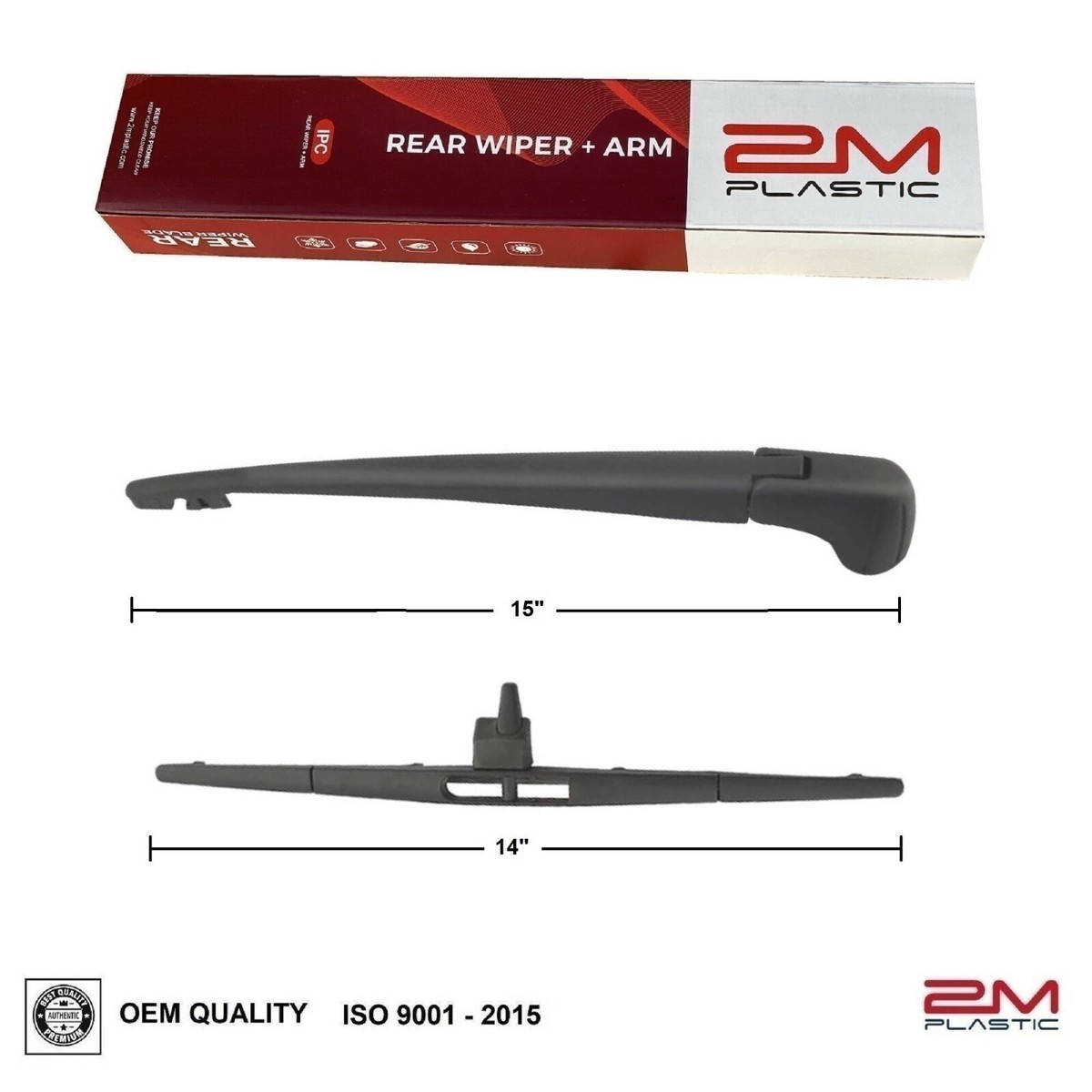 Front And Rear Wiper Blade Set For Honda Pilot 2009-2015 Front & Rear Wiper Blade Set For Honda Pilot (2009-2015) - 3 Blades, Easy Install Windshield Wiper Systems For Honda Civic - Foto 6