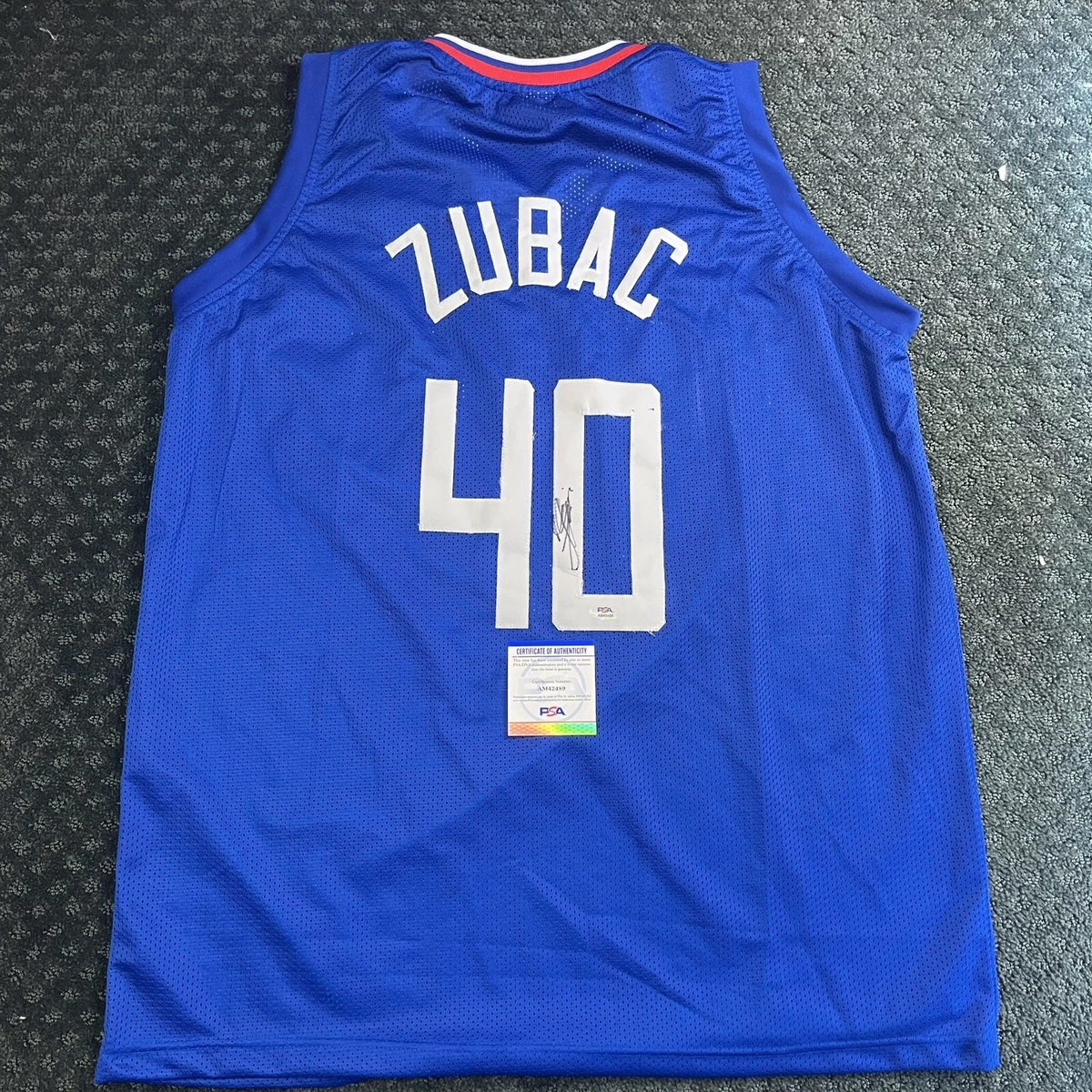 Ivica Zubac Signed Jersey PSA DNA Los Angeles Clippers Autographed