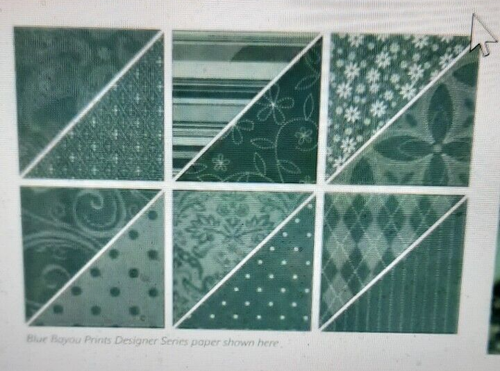 2006-2007 " SO ZAFFERANO " STAMPIN UP DESIGNER CARTA FRONTE/RETRO 12 X 12 - Foto 5 di 6
