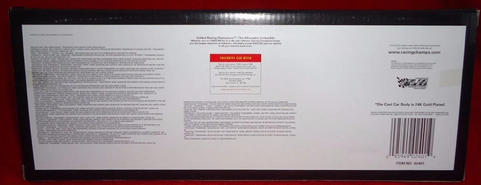 Hut Stricklin 24k Gold #8 Circuit City Racing 1998 1:64 NASCAR Transporter - Image 3 of 3