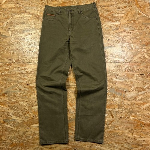 Orvis 5 Pocket Khaki Green Trousers Button Fly Pants Outdoor Military Hunting 34 - Picture 12 of 13