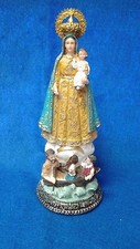 ESTATUA ESTATUA VIRGEN CARIDAD DEL COBRE 8"religión yoruba orula santeria