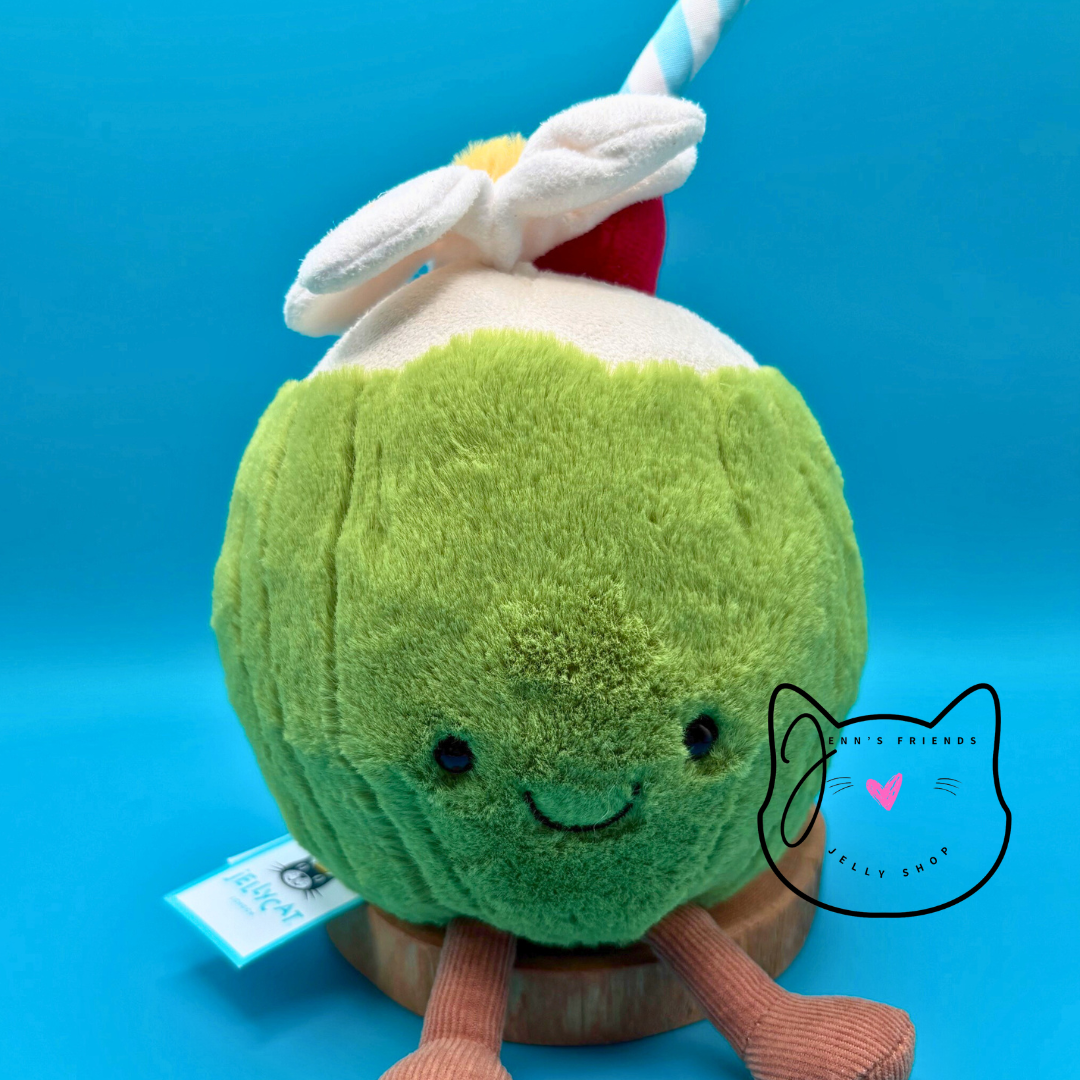AUTHENTIC Jellycat AMUSEABLES ARUBA COCONUT New BNWT Soft Plush