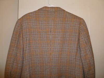 Chester Barrie ENGLAND 100% Cashmere Glen Plaid Blazer Jacket