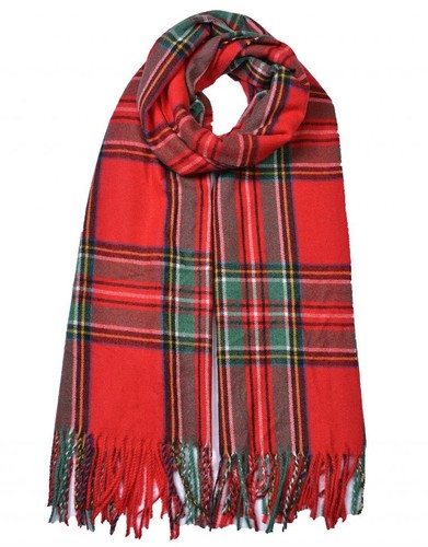 Women Ladies Winter Scarf Cashmere Bland Plain Printed Tassel Hem Pompom Scarf - Picture 170 of 275