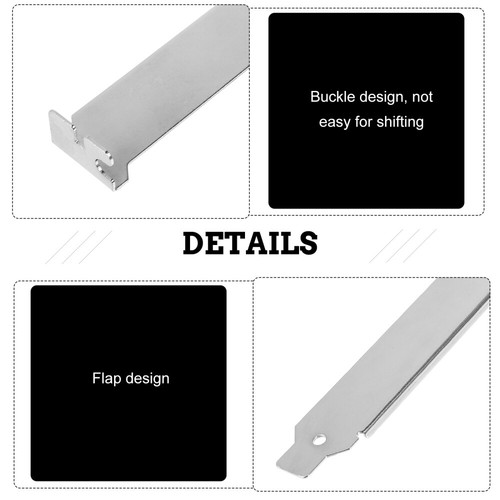 12 Pcs Heat Dissipation mode Dustproof Cover Blank Pci Bracket with Screws Travel