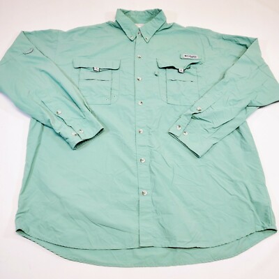 Chemise Pfg Columbia Chemise De Pêche Columbia PFG Backwater Manches Longues - Protection Solaire UPF 40, Respirante Chemise Homme