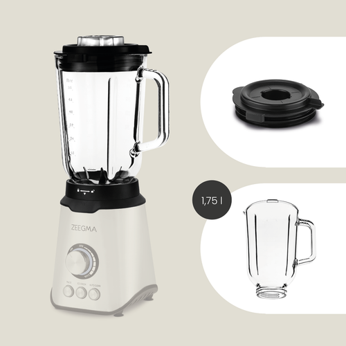 Frullatore a immersione ZEEGMA Mixer da 1,7 litri 🔸Contenitore in vetro 🔸Sm... - Foto 20 di 24