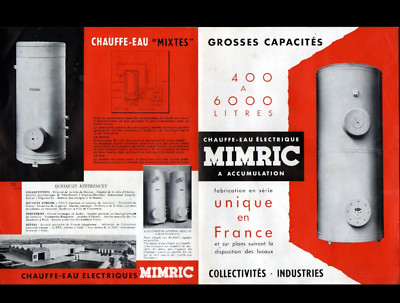BUCHELAY (78) WATER HEATER FACTORY ''MIMRIC'' Installation trail & operating instructions