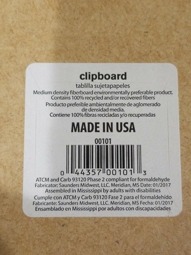 Miniature Clipboard - Office Products LOT of 2 - Picture 3 of 3