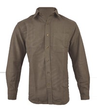 Mens Moleskin Shirt Country Hunting Walking Shooting Fishing Olive  Lovat M -XXL