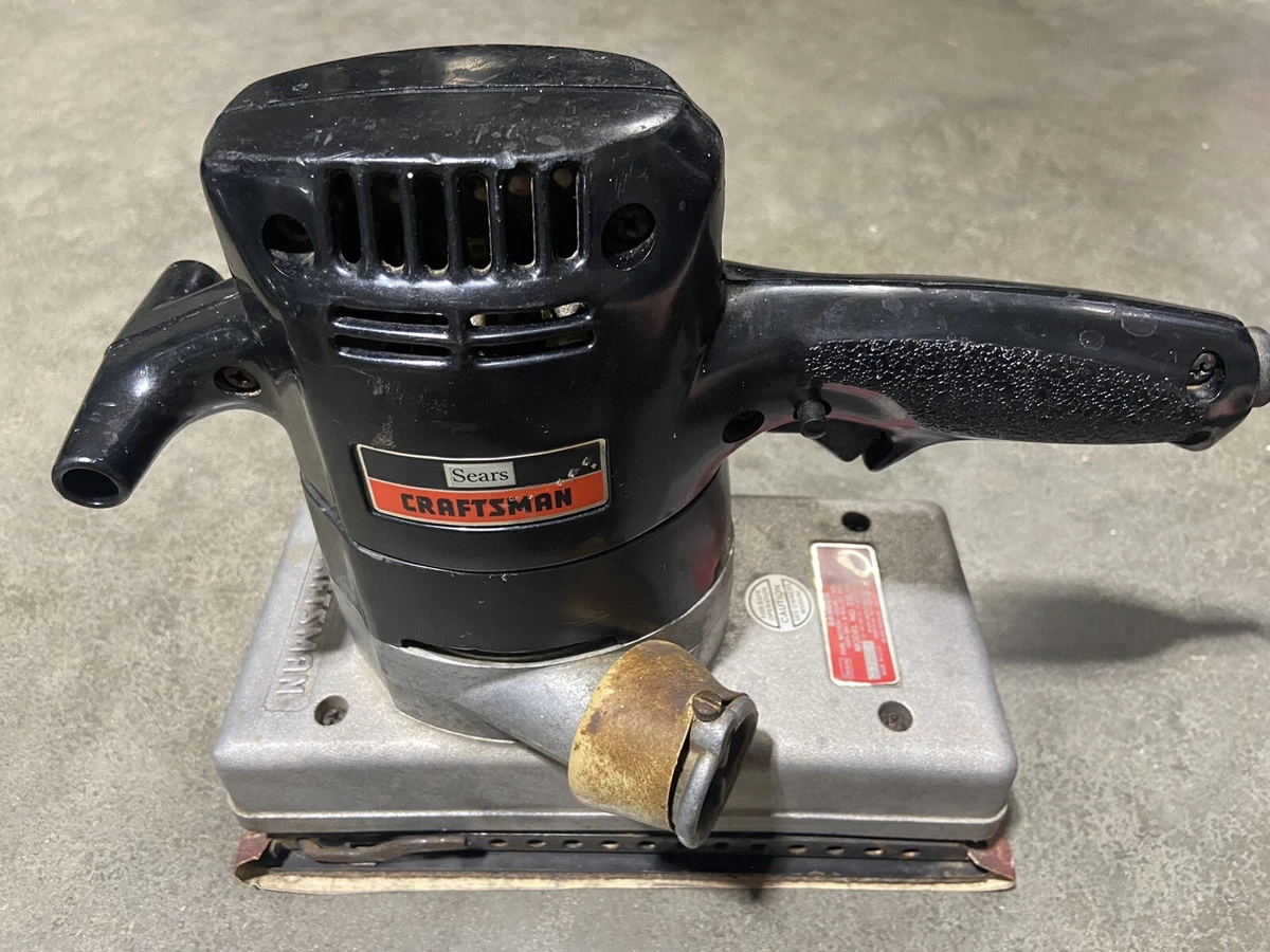 Craftsman random orbital 2024 sander model 315