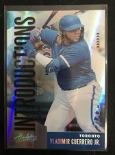 2020 Panini Absolute Introductions Silver 20/99 Vladimir Guerrero Jr #INT2