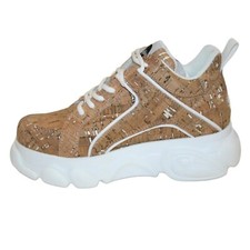 Image of Buffalo CLD Corin Vegan Cork White Sneaker Women's US Size 6.5 - NIB