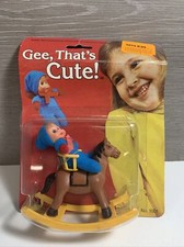Rare Vintage 1001 Gee, That s Cute - Doll on Rocking Horse - GLJ Toy Hong Kong