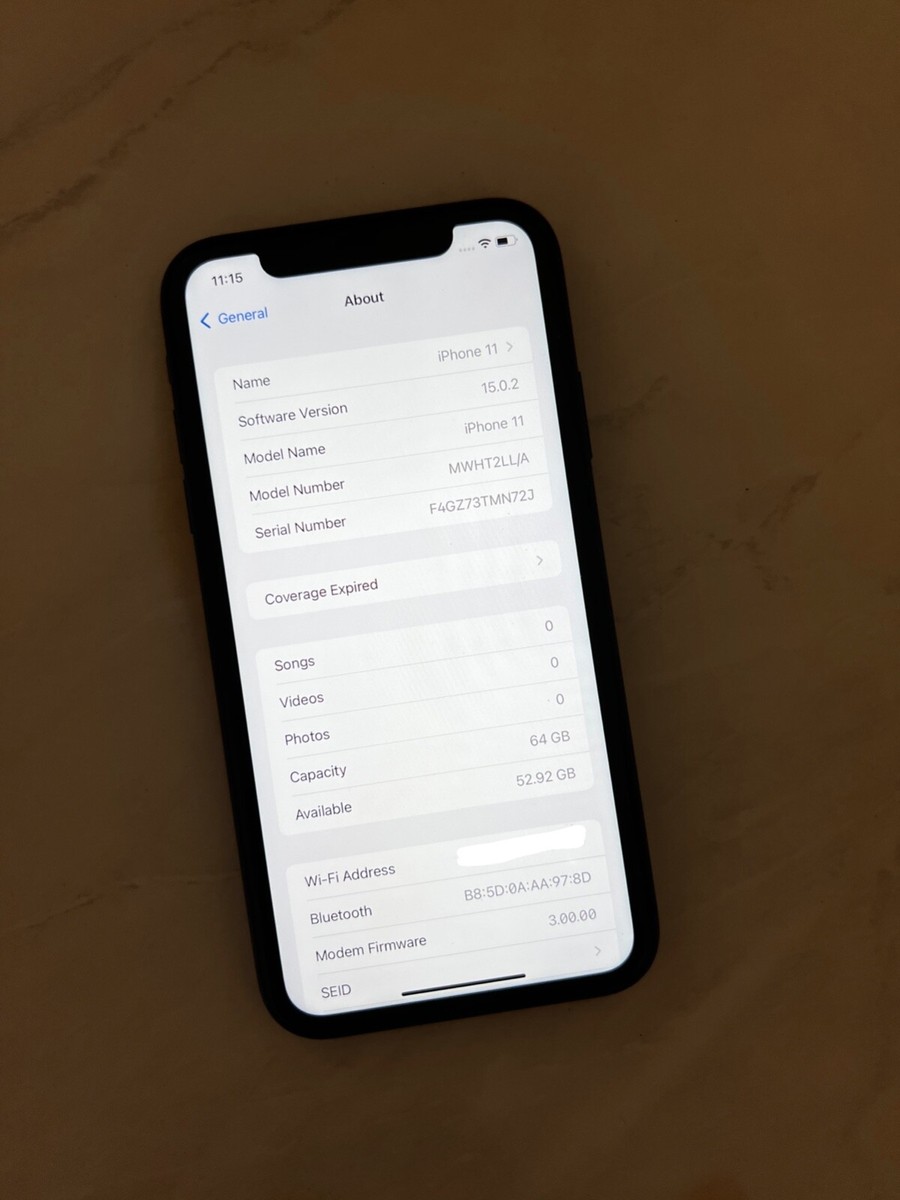 Apple iPhone 11 Pro - 64GB - Space Gray (Unlocked) Comes with