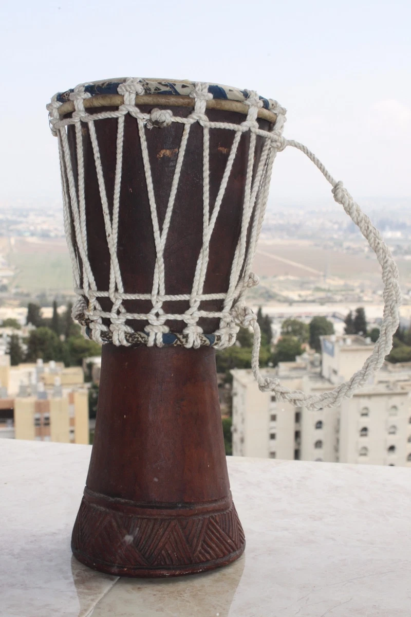 Large Handmade Wooden Djembe Darbuka Drum Midlle East Africa Music