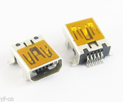 1000pcs Mini 10Pin USB Female Jack B Type DIP PCB Board Mount Socket Connector