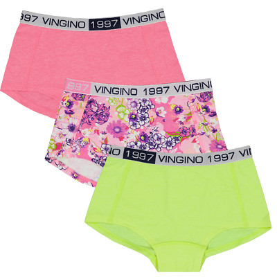 Vingino Girls Boxershorts 3er Pack Fantasy NEU  Gr. XXS, L