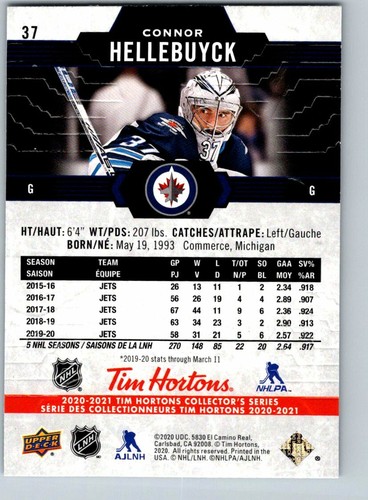 2020-21 Upper Deck Tim Hortons NHL Hockey BASE Cards - U-Pick From List - Picture 75 of 238