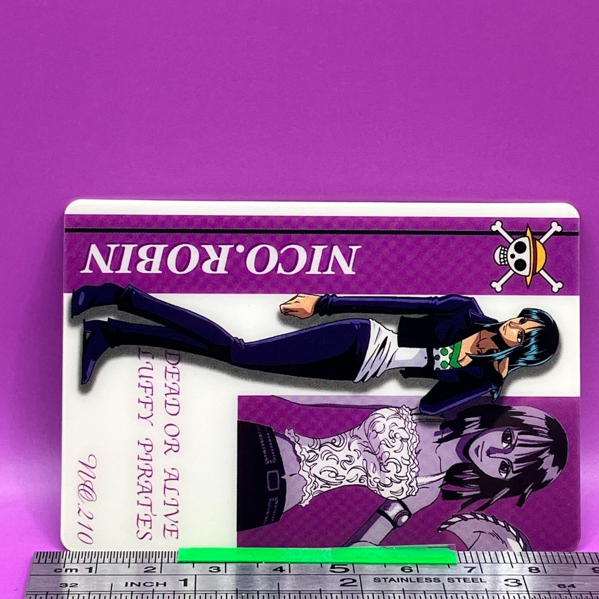 Nico Robin 210 One Piece King of Pirates Gummy Card 2004 BANDAI