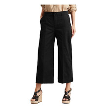 Lauren Ralph Lauren Women  s Stretch Cotton Belted Wide-Leg Pants size 18 NWT