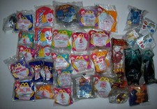 Lot of Vintage Happy Meal Toys: McDonalds, Burger King, Hardees, A W, PLUS MORE