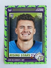 2024 Score-A-Treat Football GREEN Ladd McConkey RC #34 LA Chargers