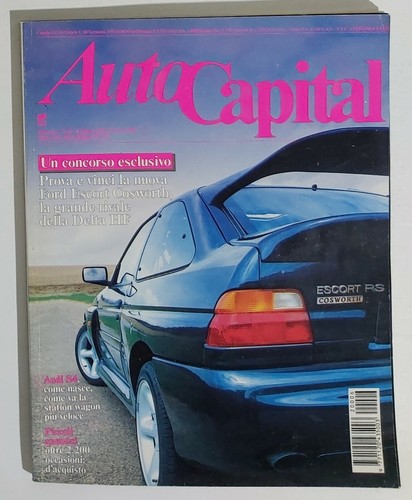 19559 AutoCapital 1992 a. XII Nr. 6 - Ford Escort Cosworth / Audi S4 / Rocket