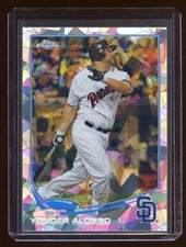 2013 TOPPS CHROME YONDER ALONSO #D /10 CRYTALS ICE REFRACTOR MINT   RARE FIND