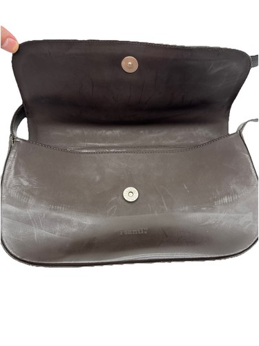 ISANTI ITALIAN LEATHER BAG BROWN ITALY HANDBAG SHOULDER SADDLE SATCHEL CLASSIC - Picture 4 of 8