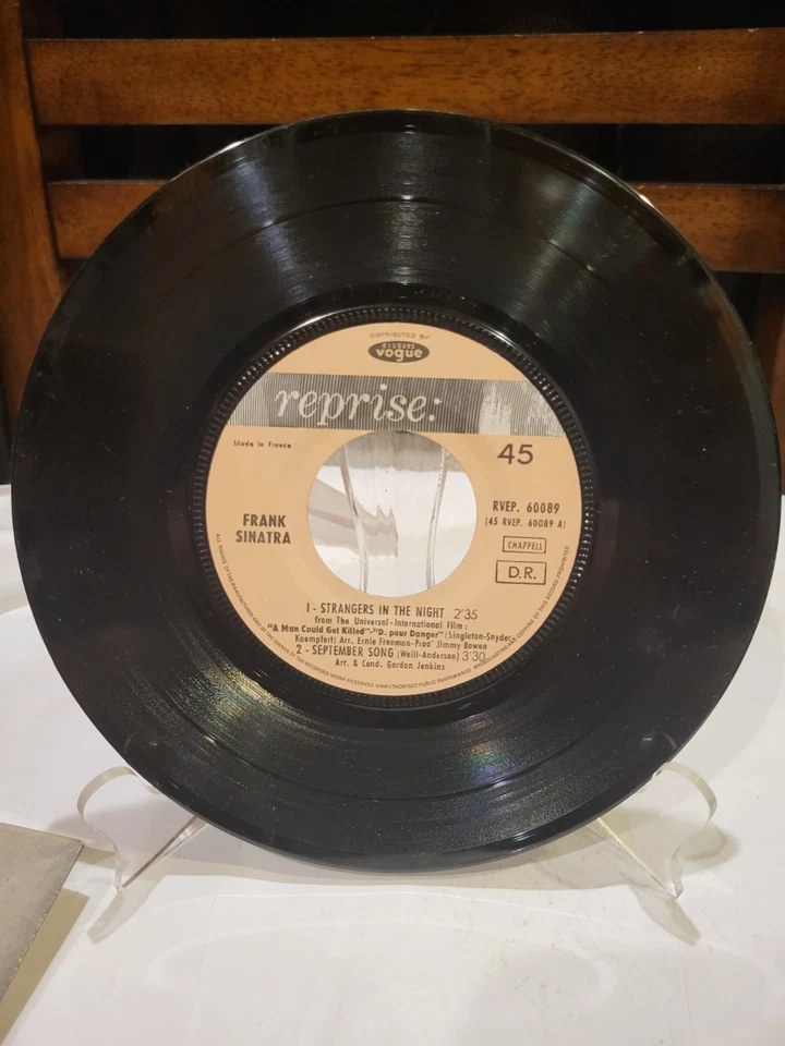 Frank Sinatra EP NM w/Pic & Orig Sleeve Reprise RVEP 60.089 France 1966 Foto 4 de 4