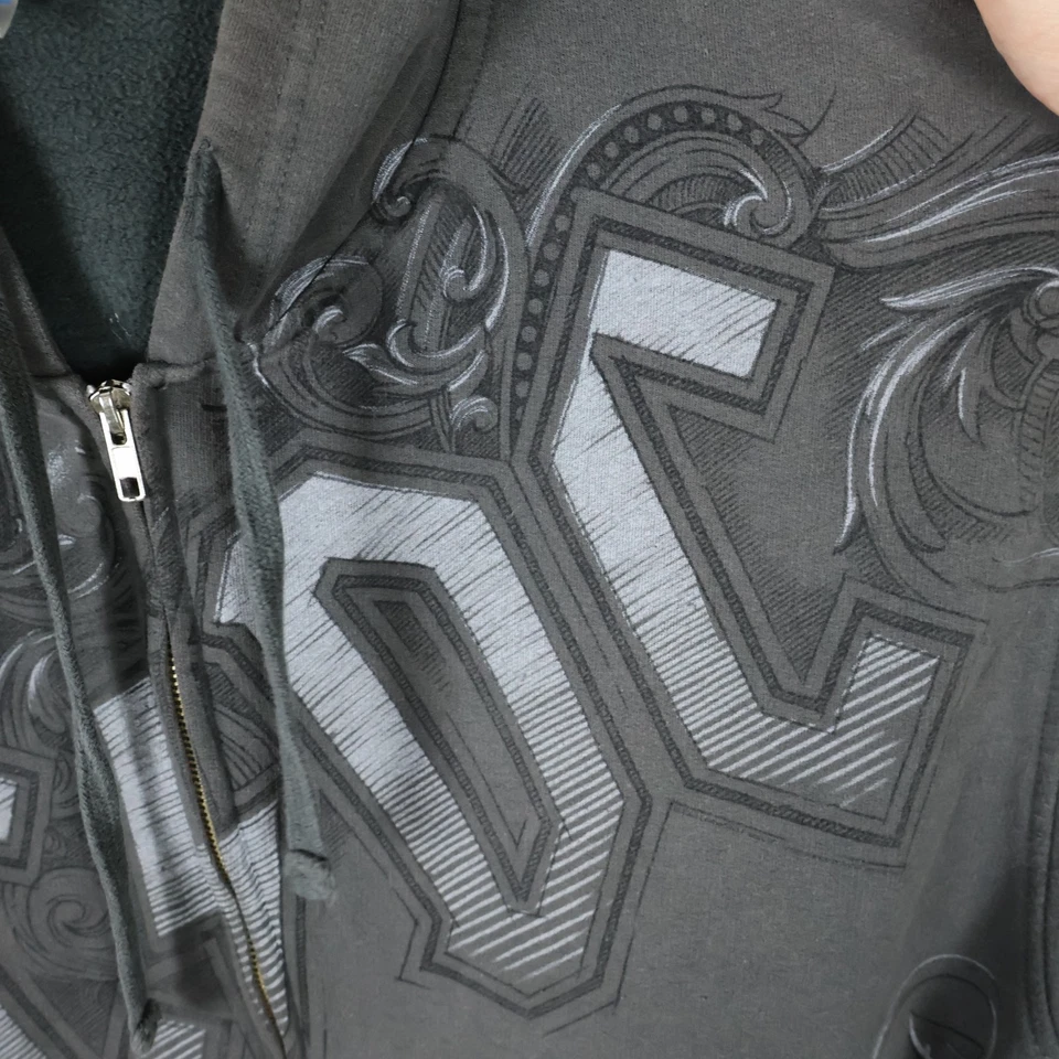 Sudadera De Colección Iron Maiden Azul Líquido Para Hombres XL Grunge Metal Noche Merodeador Sudadera con Capucha Foto 4 de 4