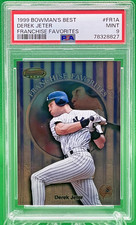 1999 BOWMANS BEST #FR1A DEREK JETER FRANCHISE FAVORITES PSA 9