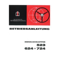 Ihc Mccormick Betriebsanleitung Schlepper 523 624 724 Traktor Betriebsanleitung