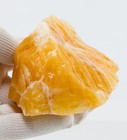 Natural Golden Orange Calcite Crystal Cluster from Mexico 3.95" 14oz. H2050 — photo 9