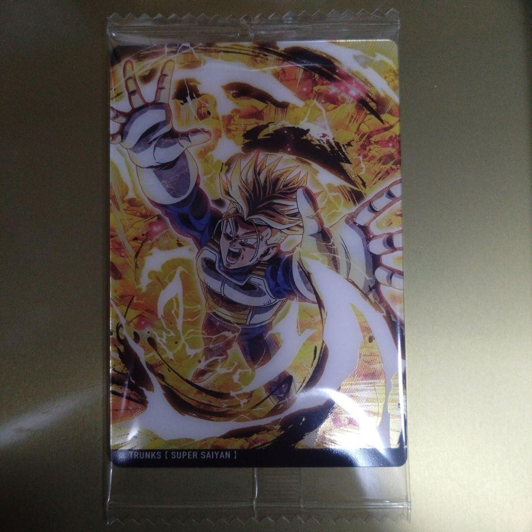 Bandai Dragon Ball Z Super Saiyan Trunks Collectible Card N Rare