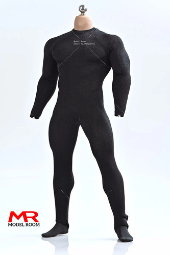 Mono elástico elástico masculino 1/6 1/12 body ropa ajuste figura de 12"" 6"" - Imagen 2 de 9
