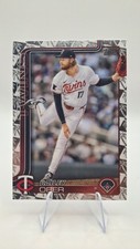 2025 Topps Series 1 Bailey Ober #12 Spring Training Border Twins MLB Baseball