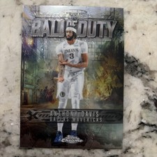 2025-26 Topps Chrome Basketball Anthony Davis Ball of Duty #BD-2 Mavericks