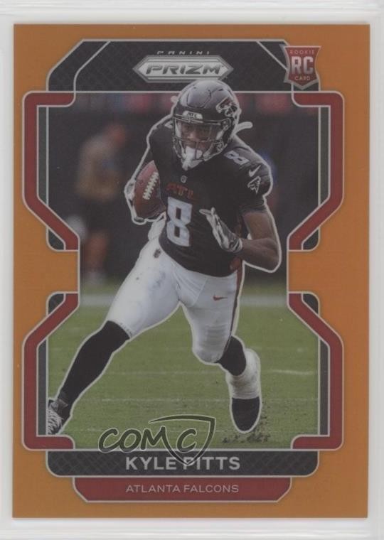 2021 Panini Prizm Rookie Orange Prizm /249 Kyle Pitts #341 Rookie RC