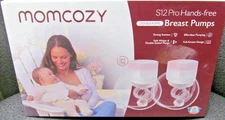 NEW MOMCOZY S12 PRO HANDS-FREE DOUBLE BREAST MILK PUMP SET CORDLESS FREESHIP