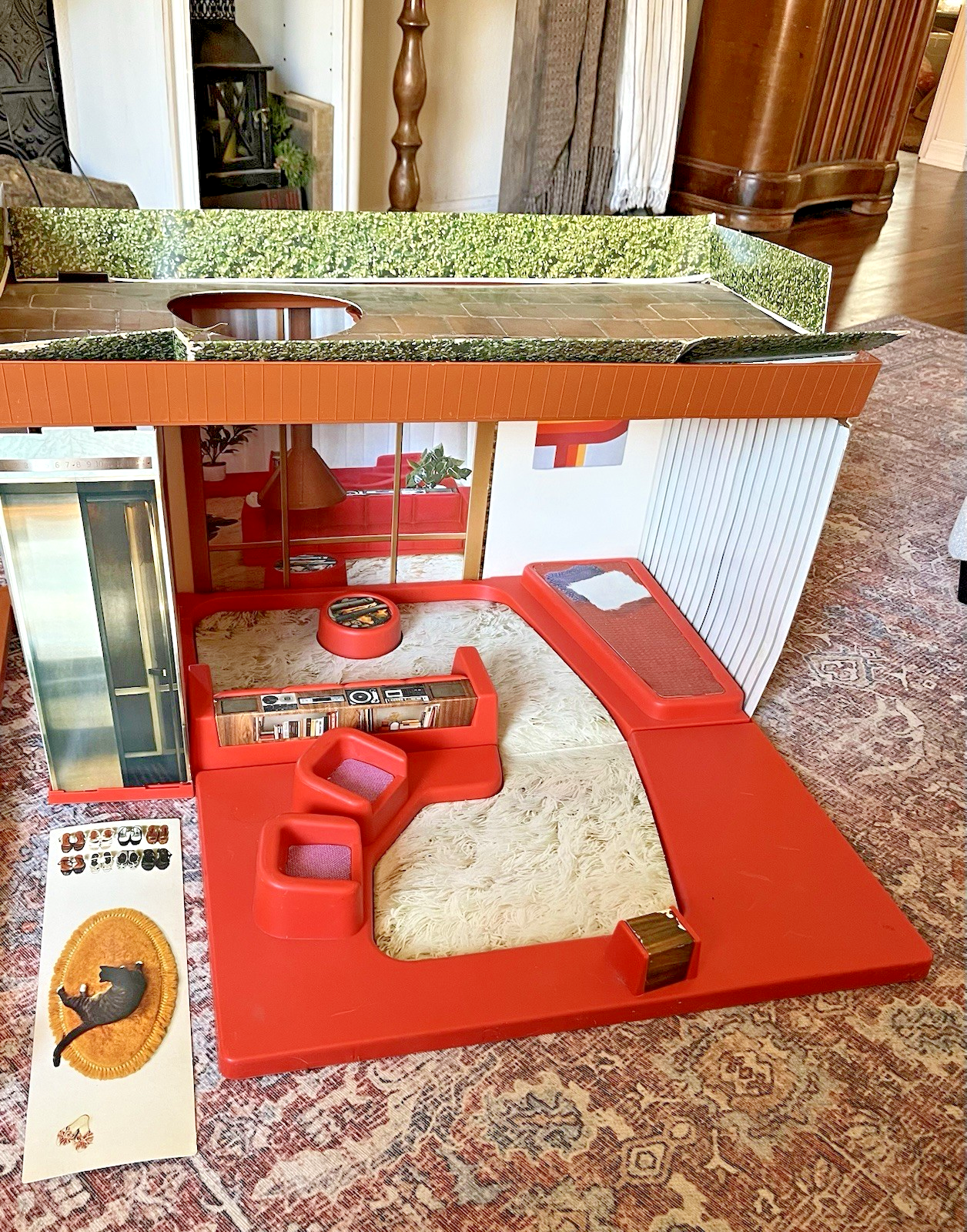 Tuesday Taylor Penthouse Apartment Dollhouse 1976 70's Ideal Toy Corp ...