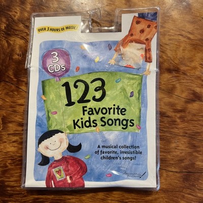 123 Favorite Kids Songs, Vol. 1-3 [Box] by Various Artists (CD, Jan-2004, 3...
